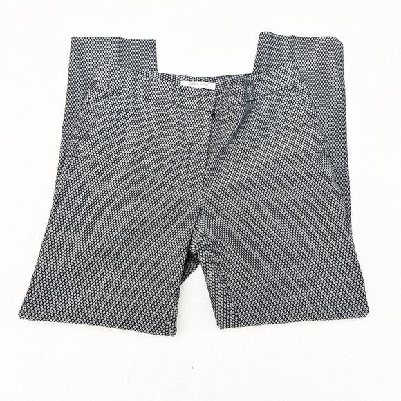 Gerard Darel Paris Pleated Straight Leg Brocade Mini Patterned Pants SIze 38 - Picture 4 of 10